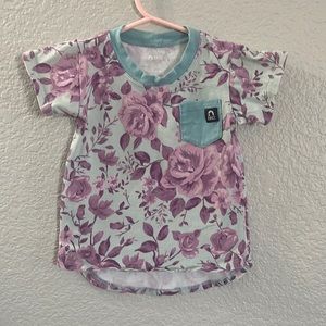 Rags Tshirt floral 18-24 MO.
